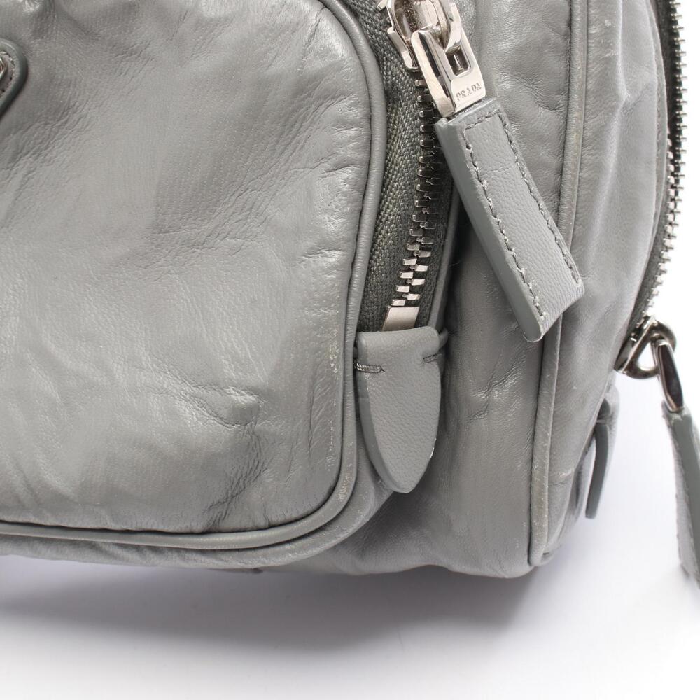 Prada Edition 2001 Nappa Antique leather handbag gray - Picture 6 of 9